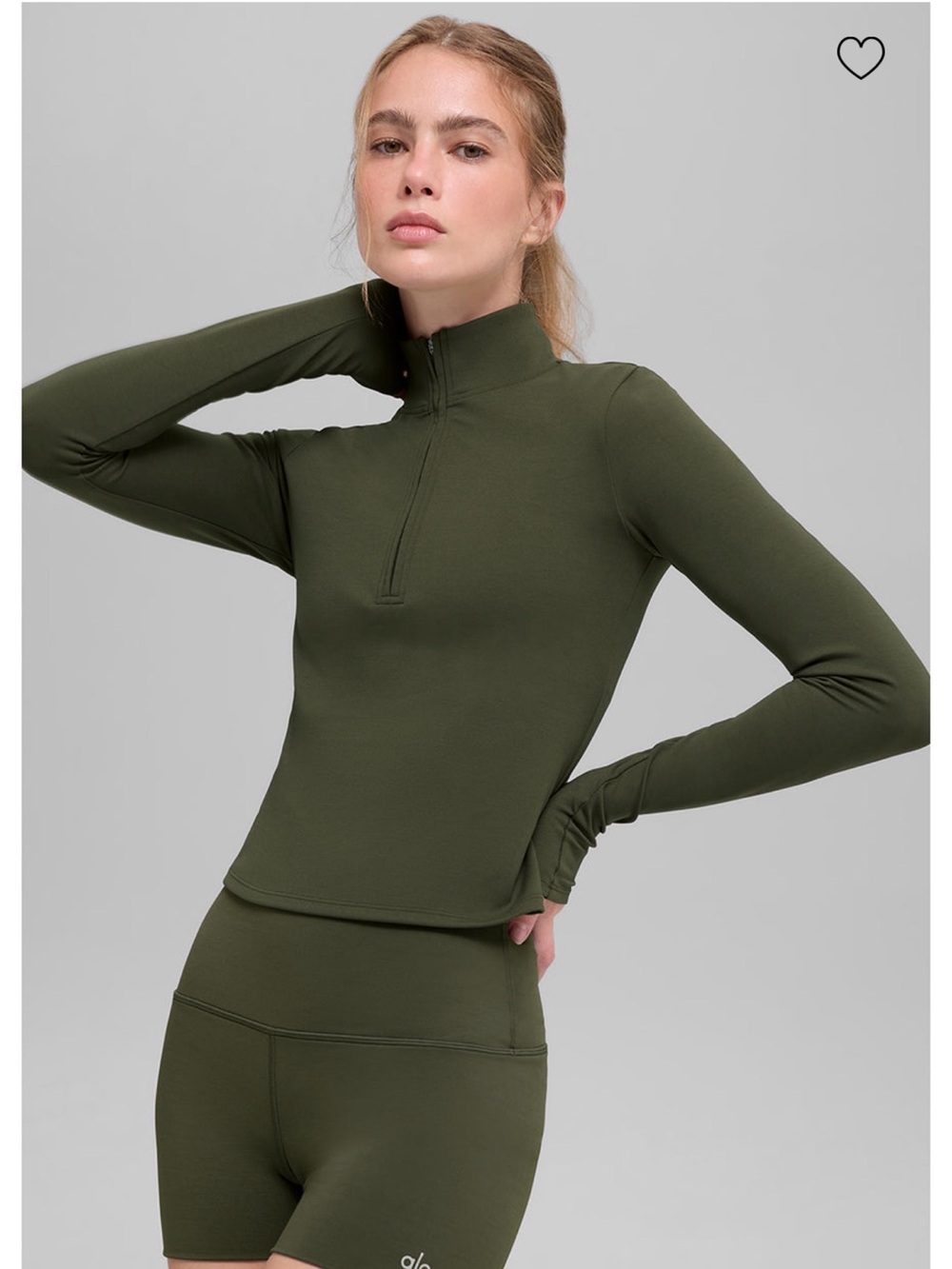 ALO Softsculpt precision 1/4 zip long sleeve